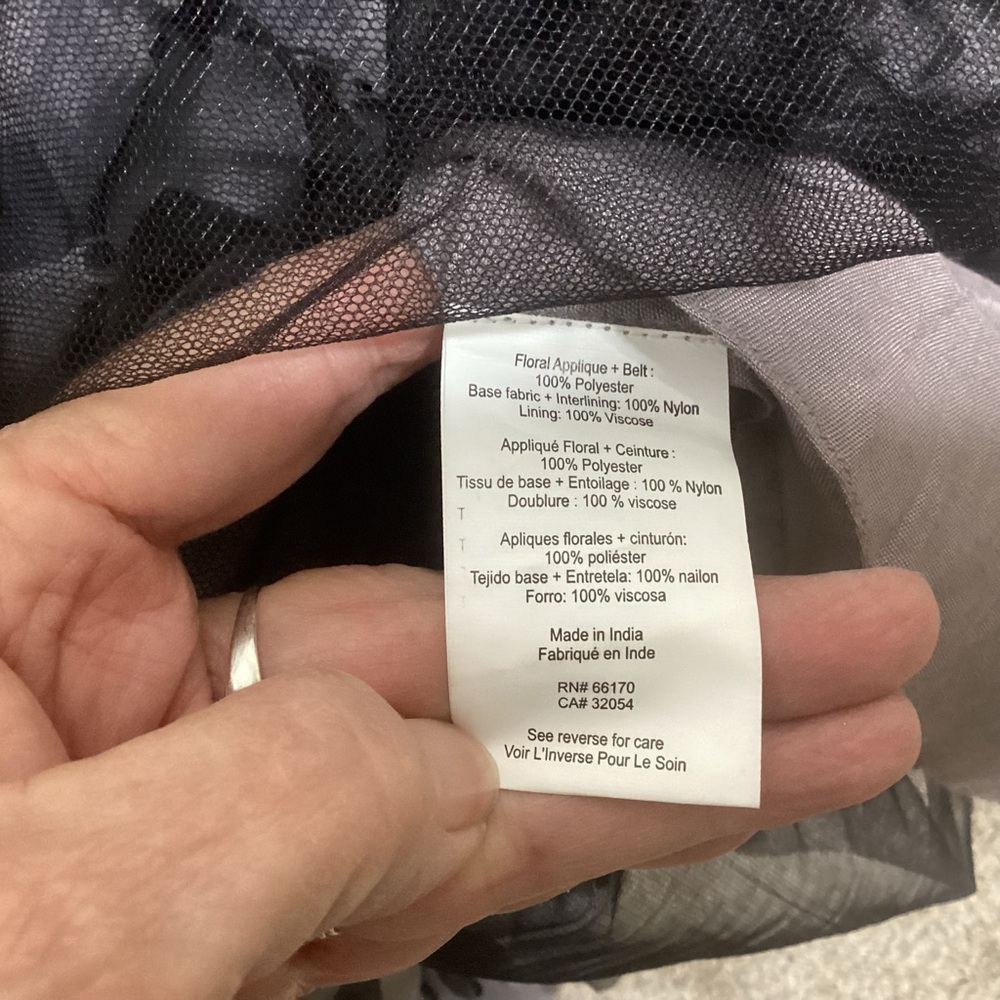 Anthropologie Geisha Designs Dress Tulle Strapless Sz 6 - Picture 8 of 9